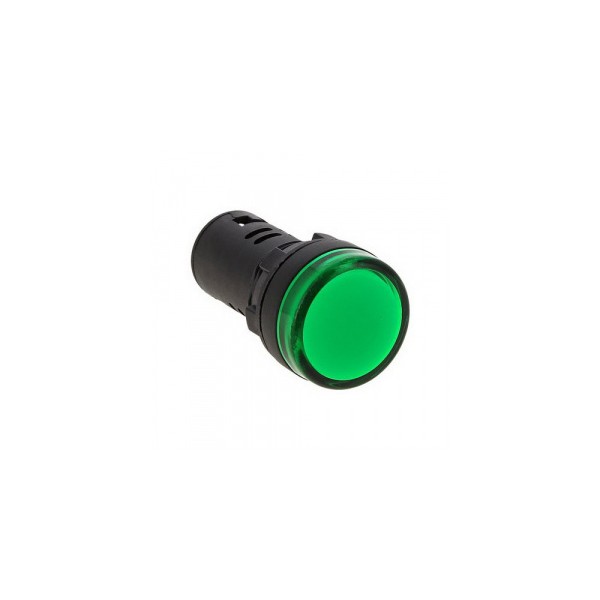 Voyant LED Vert 16MM-24VDC...